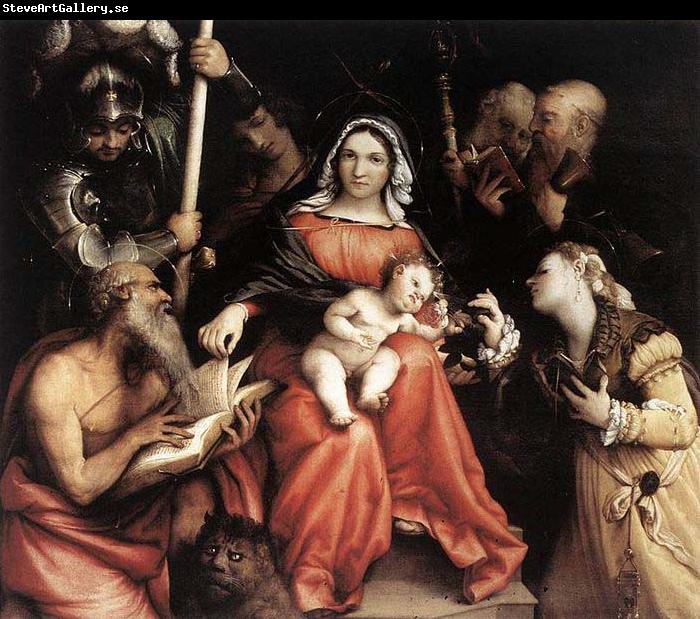 Lorenzo Lotto Mystic Marriage of St Catherine